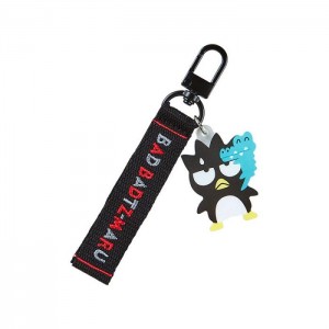 Hello Kitty Badtz-maru Logo Keychain (Sanrio Character Award Series) Czarne | PL_HK85931