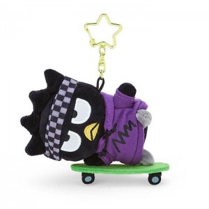 Hello Kitty Badtz-maru Plush Mascot Keychain (Sk8r Squad Series) Fioletowe Zielone | PL_HK19842