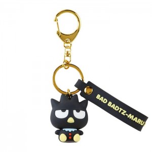 Hello Kitty Badtz-maru Signature Keychain (Baby Series) Czarne | PL_HK79674