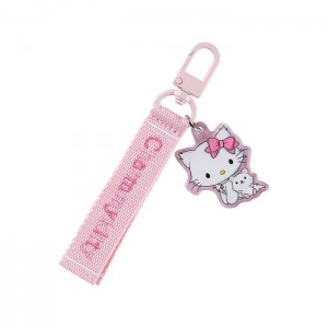 Hello Kitty Charmmy Kitty Logo Keychain (Sanrio Character Award Series) Różowe | PL_HK87133