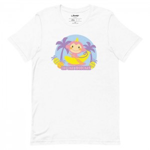 Hello Kitty Chi Chai Monchan Banana Boat Tee Czarne | PL_HK72448