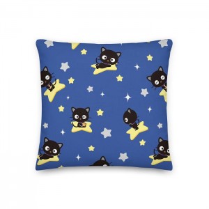 Hello Kitty Chococat Starry Night 18" Square Pillow Niebieskie | PL_HK82349