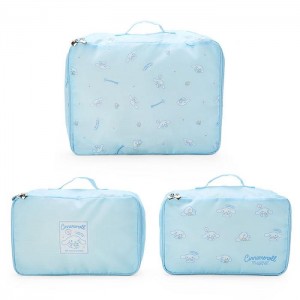 Hello Kitty Cinnamoroll 3-Piece Packing Cube Set Niebieskie | PL_HK94202