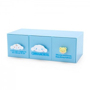 Hello Kitty Cinnamoroll 3-Tier Besties Stacking Container Niebieskie | PL_HK58487