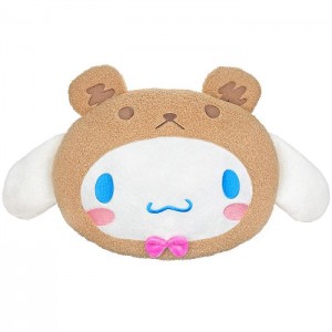 Hello Kitty Cinnamoroll Cozy Pals Face Plush Brązowe | PL_HK85019