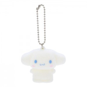 Hello Kitty Cinnamoroll Flocked Keychain Mascot Białe | PL_HK53877