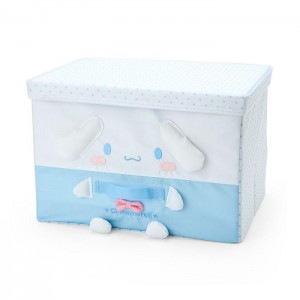 Hello Kitty Cinnamoroll Foldable Storage Box (Large) Białe Niebieskie | PL_HK80240