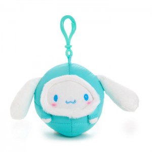 Hello Kitty Cinnamoroll Mascot Clip (Winter Puffer Series) Niebieskie | PL_HK76145