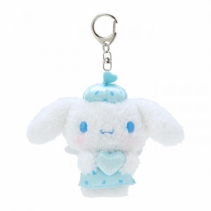 Hello Kitty Cinnamoroll Plush Keychain Mascot (Dreaming Angel Series Pt 2) Białe Niebieskie | PL_HK49804