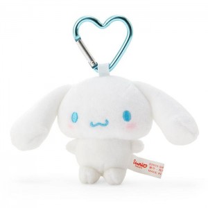 Hello Kitty Cinnamoroll Plush Mascot All My Heart Keychain Białe | PL_HK91262