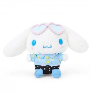 Hello Kitty Cinnamoroll Plush Mascot Keychain (Day at the Funfair Series) Białe Niebieskie | PL_HK73253