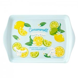 Hello Kitty Cinnamoroll Serving Tray (Summer Weather) Żółte | PL_HK40165