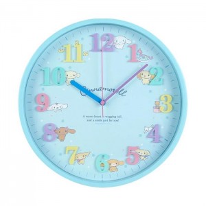 Hello Kitty Cinnamoroll Wall Clock Niebieskie | PL_HK82348