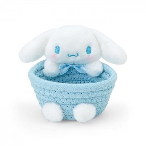 Hello Kitty Cinnamoroll Woven Rope Storage Basket (Multi) Niebieskie | PL_HK43805