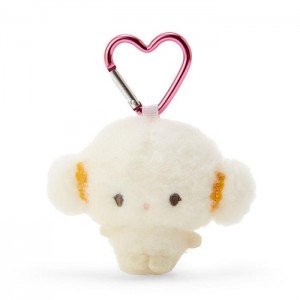 Hello Kitty Cogimyun Plush Mascot All My Heart Keychain Białe | PL_HK94887