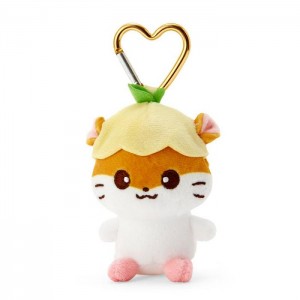 Hello Kitty Corocorokuririn Plush Mascot All My Heart Keychain Żółte Białe | PL_HK79929