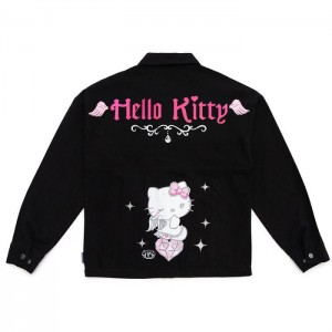 Hello Kitty Hello Kitty Angel JapanLA Jacket Czarne | PL_HK37266