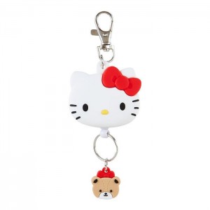 Hello Kitty Hello Kitty Bestie Face Badge Reel Białe | PL_HK25054