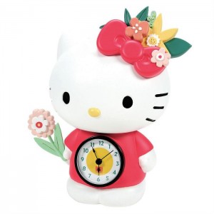 Hello Kitty Hello Kitty Blossoms Desk Clock Różowe | PL_HK99458