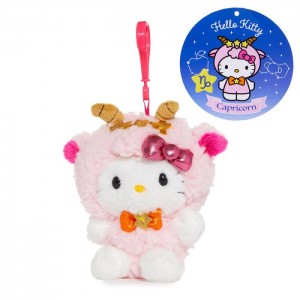 Hello Kitty Hello Kitty Capricorn Mascot Clip (Zodiac Series) Różowe | PL_HK82667