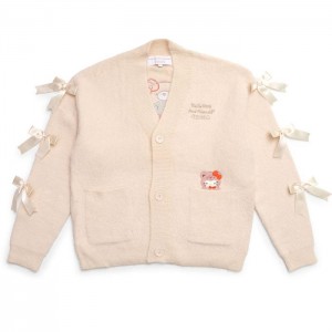 Hello Kitty Hello Kitty Cozy Kuma JapanLA Cardigan Kremowe | PL_HK97977