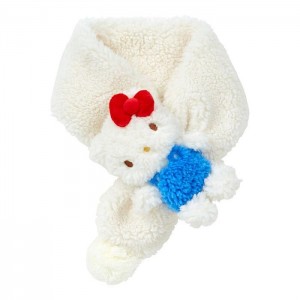 Hello Kitty Hello Kitty Cozy Sherpa Kids Wrap Scarf Białe Czerwone | PL_HK61881