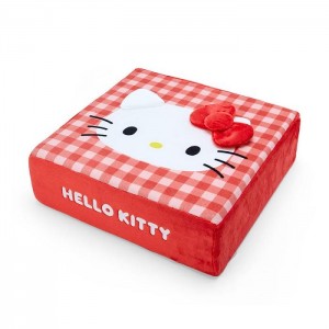 Hello Kitty Hello Kitty Floor Face Cushion Czerwone | PL_HK67082