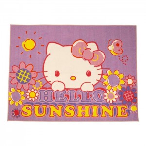 Hello Kitty Hello Kitty Flower Bed Area Rug Fioletowe | PL_HK50700