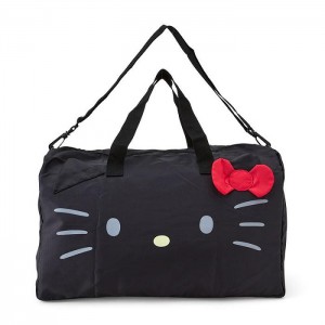 Hello Kitty Hello Kitty Foldable Mascot Weekender Bag Czarne | PL_HK14235