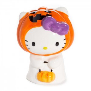 Hello Kitty Hello Kitty Halloween Trick or Treat Ghost Ceramic Figurine Pomarańczowe | PL_HK85488