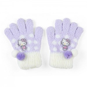 Hello Kitty Hello Kitty Kids Cozy Gloves Fioletowe | PL_HK14211