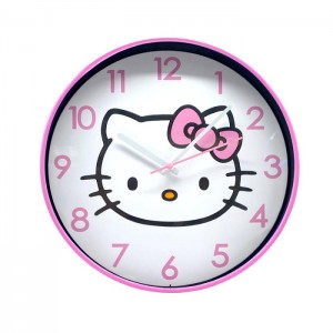 Hello Kitty Hello Kitty Pink Classic Wall Clock Różowe | PL_HK78619