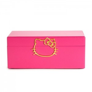 Hello Kitty Hello Kitty Pink Lacquered Jewelry Box Organizer Różowe | PL_HK19954