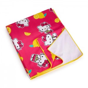 Hello Kitty Hello Kitty Pink Lemonade Beach Towel Czerwone | PL_HK90442