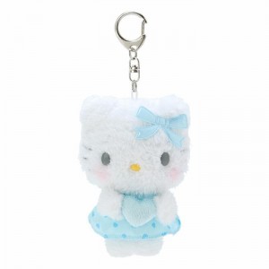 Hello Kitty Hello Kitty Plush Keychain Mascot (Dreaming Angel Series Pt 2) Białe Niebieskie | PL_HK68522