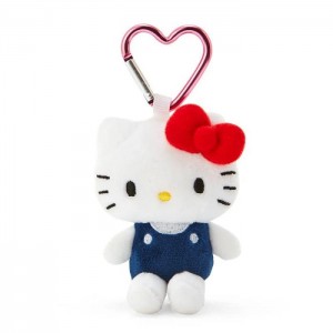 Hello Kitty Hello Kitty Plush Mascot All My Heart Keychain Białe Niebieskie | PL_HK46125