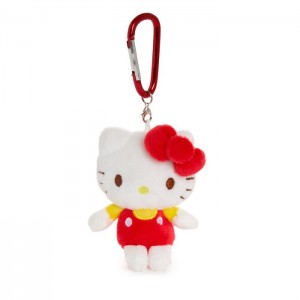 Hello Kitty Hello Kitty Plush Mascot Carabiner Czerwone | PL_HK94707