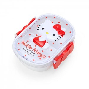 Hello Kitty Hello Kitty Smiles Bento Lunch Box Czerwone | PL_HK41828