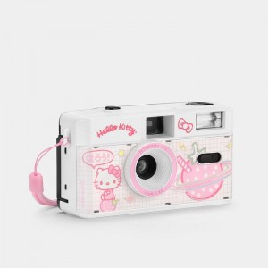 Hello Kitty Hello Kitty Strawberry Planet 35mm Camera Różowe | PL_HK73816