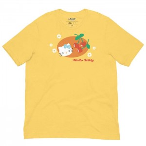 Hello Kitty Hello Kitty Summer Cherry Tee Niebieskie | PL_HK16797