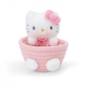 Hello Kitty Hello Kitty Woven Rope Storage Basket (Multi) Różowe | PL_HK68860