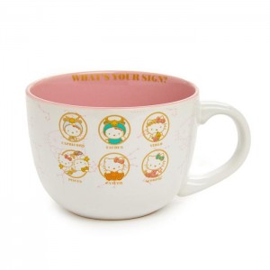 Hello Kitty Hello Kitty Zodiac Ceramic Soup Mug Białe | PL_HK98828