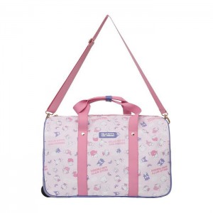 Hello Kitty Hello Kitty and Friends All-Over Print Rolling Duffle Bag Różowe | PL_HK48611