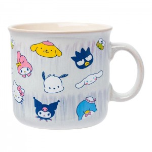 Hello Kitty Hello Kitty and Friends Ceramic Mug (Glaze Faces) Niebieskie | PL_HK97381