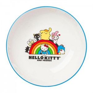 Hello Kitty Hello Kitty and Friends Ceramic Dinner Bowl (Rainbow Parade) Kolorowe | PL_HK20445