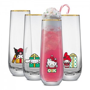 Hello Kitty Hello Kitty and Friends Holiday Stemless Flutes Kolorowe | PL_HK39261