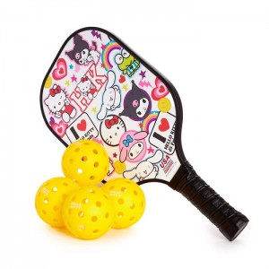 Hello Kitty Hello Kitty and Friends Pickleball Set Różowe Białe | PL_HK31279