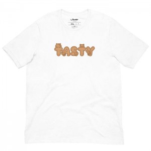 Hello Kitty Hello Kitty and Friends Tasty Biscuit Tee Białe | PL_HK88984