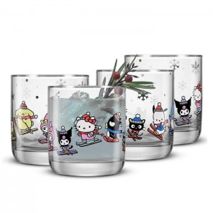 Hello Kitty Hello Kitty and Friends Winter Wonderland Short Glasses Kolorowe | PL_HK81271