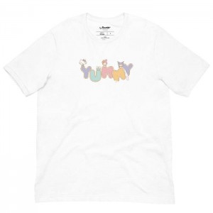 Hello Kitty Hello Kitty and Friends Yummy Cookie Tee Białe | PL_HK15908